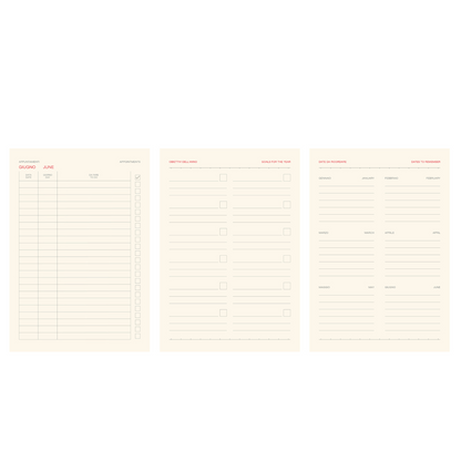 Agende notes perpetuo 15x21 | Cod. PB630