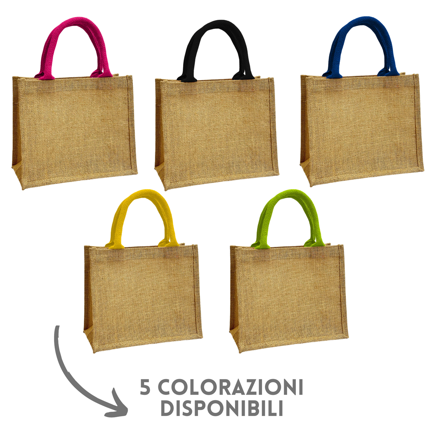 Shopper in Juta naturale 26 x 22 x 14 cm | Cod. BS905S