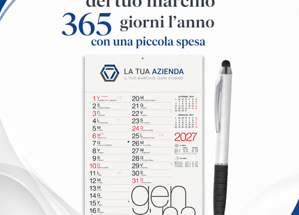 Kit 100 calendari 2027 + 100 penne - Modello master