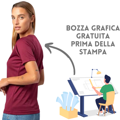 T-shirt sportive donna personalizzate | Cod. SPW100
