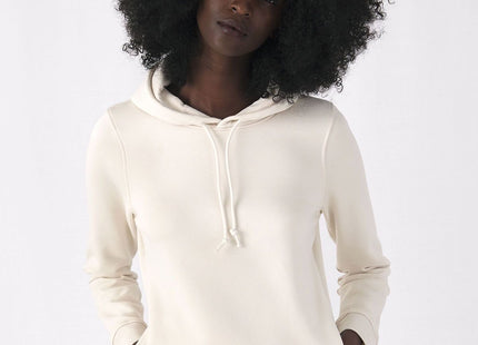 Felpa Donna Organica Inspire Hooded B&C BCWW34B Personalizzabile