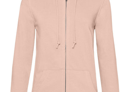 Felpa Donna Zip Cappuccio Organica B&C Inspire BCWW36B Personalizzabile