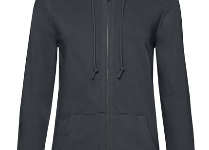 Felpa Donna Zip Cappuccio Organica B&C Inspire BCWW36B Personalizzabile