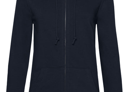 Felpa Donna Zip Cappuccio Organica B&C Inspire BCWW36B Personalizzabile
