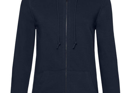 Felpa Donna Zip Cappuccio Organica B&C Inspire BCWW36B Personalizzabile