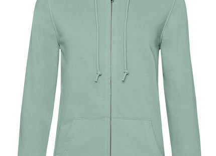 Felpa Donna Zip Cappuccio Organica B&C Inspire BCWW36B Personalizzabile