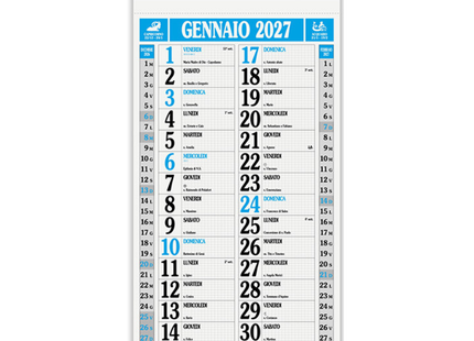 Calendario olandese personalizzato 2027 Magnum