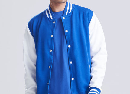 Giacca Varsity Unisex Just Hoods JH043 Personalizzabile