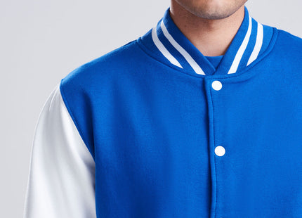 Giacca Varsity Unisex Just Hoods JH043 Personalizzabile