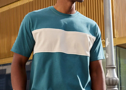 T-shirt unisex color-block Daiber JN8049 – foto prodotto HD