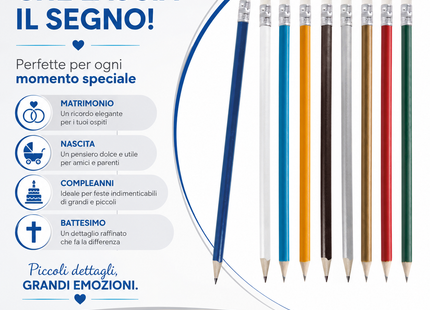 Matite personalizzate laccate