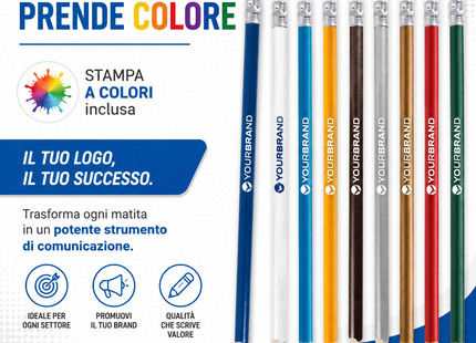 Matite personalizzate laccate