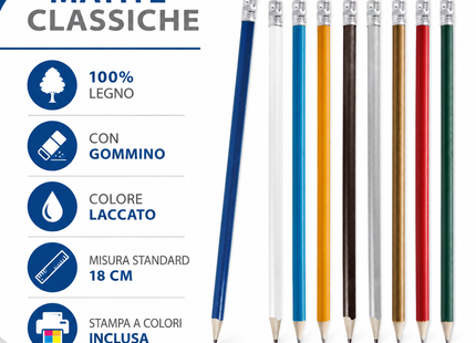 Matite personalizzate laccate