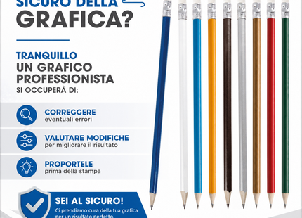 Matite personalizzate laccate