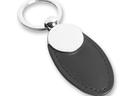 Portachiavi ad anello in ecopelle con cuciture - Cult