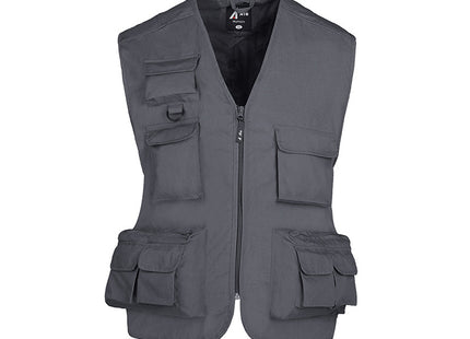 Gilet multitasche personalizzabile Multiplo PM811 in policotton