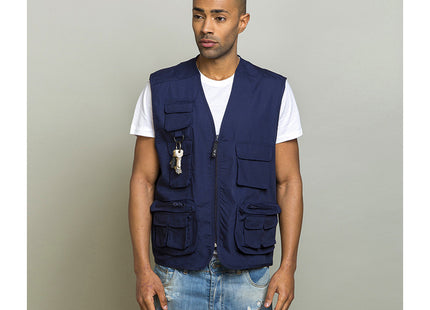 Gilet multitasche personalizzabile Multiplo PM811 in policotton