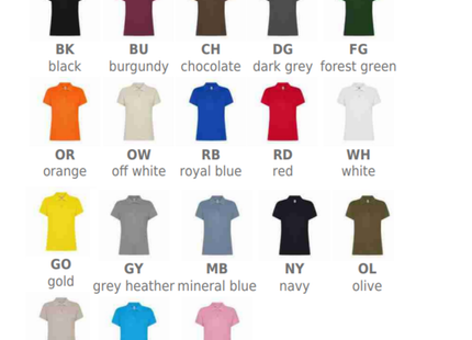 Polo personalizzate da donna | Cod. BSW201