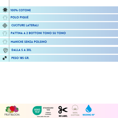 Polo personalizzate Fruit Of The Loom | Cod. FR630500