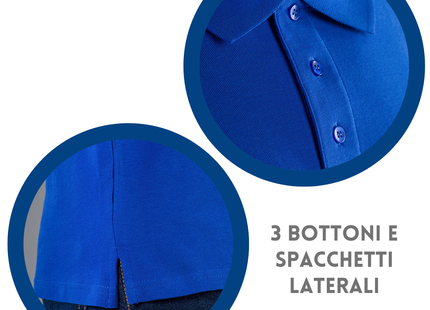 Polo a manica lunga personalizzata | Cod. BS210