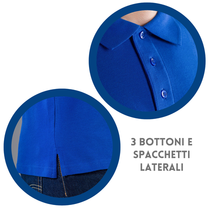 Polo a manica lunga personalizzata | Cod. BS210