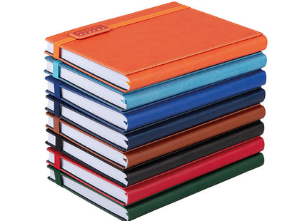 Agenda giornaliera personalizzata 2027 con elastico - 15x21 cm