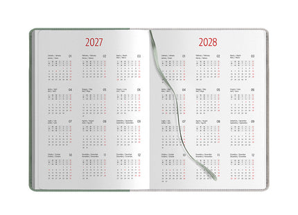 Agenda giornaliera personalizzata con tasca 2027 - 15x21
