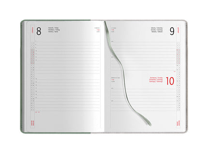 Agenda giornaliera personalizzata con tasca 2027 - 15x21