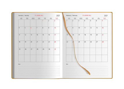 Agenda giornaliera personalizzata 2027 - 15x21 cm