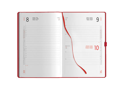 Agenda giornaliera personalizzata 2027 con elastico - 14,5x21