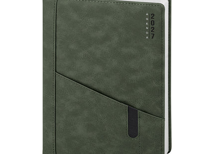 Agenda giornaliera personalizzata con tasca 2027 - 17x24 cm