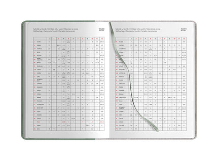Agenda giornaliera personalizzata con tasca 2027 - 15x21