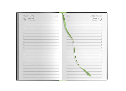 Agenda giornaliera personalizzata 2027 copertina morbida - 9x14 cm