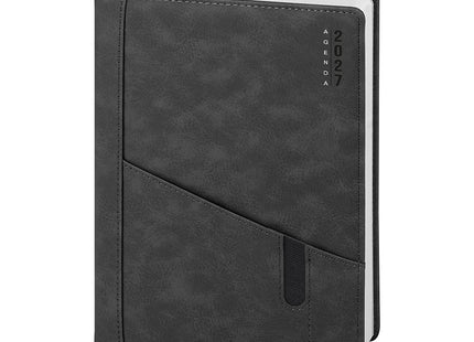 Agenda giornaliera personalizzata con tasca 2027 - 17x24 cm