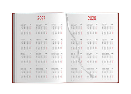 Agenda giornaliera personalizzata 2027 - 15x21 cm