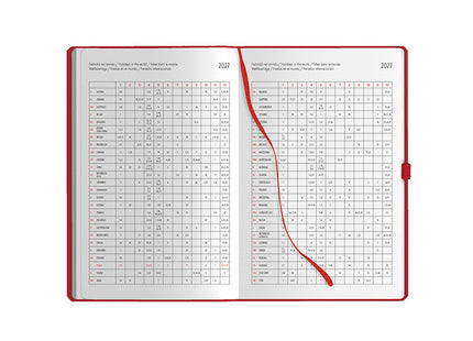 Agenda giornaliera personalizzata 2027 con elastico - 14,5x21