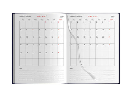 Agenda giornaliera personalizzata 2027 - 15x21 cm