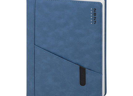 Agenda giornaliera personalizzata con tasca 2027 - 17x24 cm