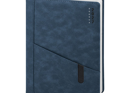 Agenda giornaliera personalizzata con tasca 2027 - 17x24 cm