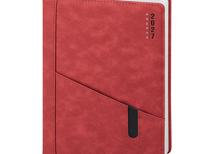 Agenda giornaliera personalizzata con tasca 2027 - 17x24 cm