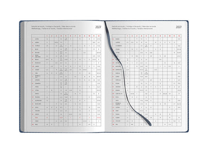 Agenda giornaliera personalizzata 2027 con tasca - 15x21 cm