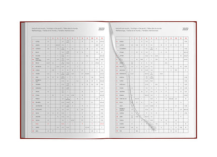 Agenda giornaliera personalizzata 2027 - 17X24 cm
