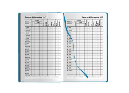 Agendina settimanale 2027 personalizzata - 9x14 cm