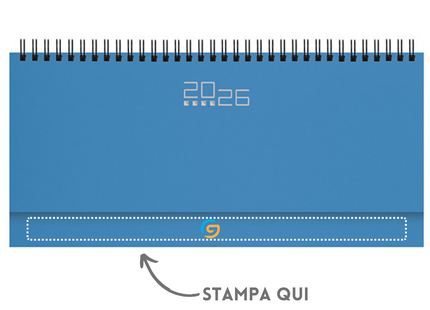 Planning personalizzati 2026 settimanali 30x14 cm | Cod. PB489