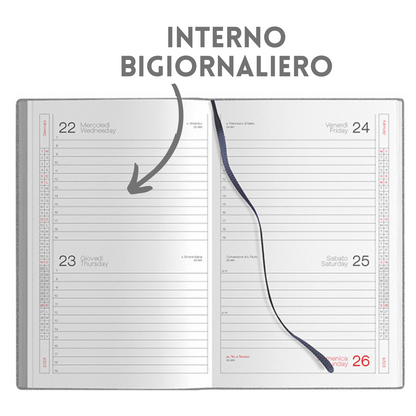Agende personalizzate 2026 Bigiornaliere 14x21 | Cod. PB356