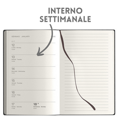 Agende personalizzate 2026 Settimanali 9X14 | Cod. PB326