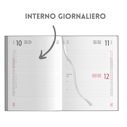 Agende personalizzate 2026 Giornaliera 12X17 | Cod. PB520