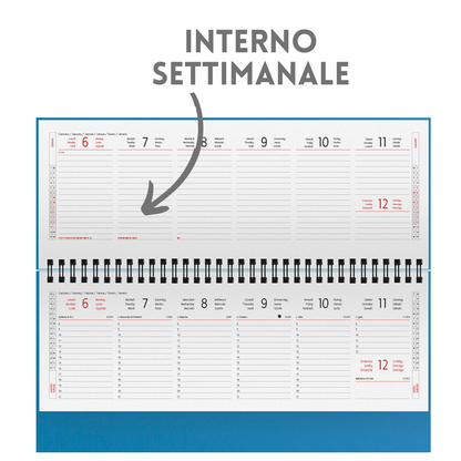 Planning personalizzati settimanali 30x14 cm | Cod. PB489