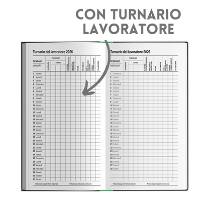 Agende personalizzate 2026 Settimanali 8X15 | Cod. PB350