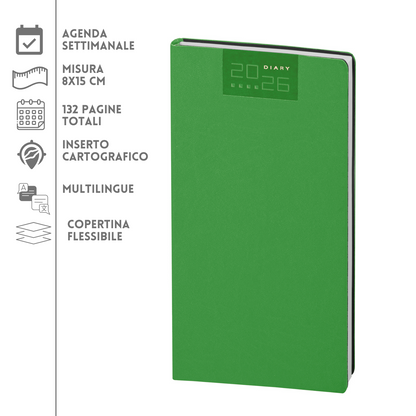 Agende personalizzate 2026 Settimanali 8X15 | Cod. PB350
